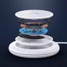 Ugreen CD245 vezeték nélküli wireless töltő, 15W, 1.67A, fehér (40123)