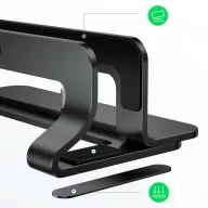  Ugreen LP258 asztali laptop / macbook tartó állvány, 12-26mm vastagsághoz, fekete (20471)