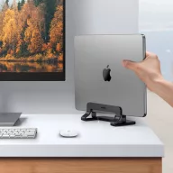  Ugreen LP258 asztali laptop / macbook tartó állvány, 12-26mm vastagsághoz, fekete (20471)