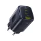 Baseus PicoGo 2xUSB-A-USB-C hálózati gyorstöltő adapter, 67W, 3.35A, fekete