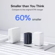   Baseus PicoGo 2xUSB-A-USB-C hálózati gyorstöltő adapter, 67W, 3.35A, fekete