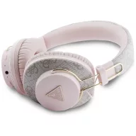   Guess Triangle Logo ENC Wireless vezeték nélküli fejhallgató, bluetooth, IPX4, Bt5.4, rózsaszín