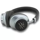 Karl Lagerfeld Grained Initials vezeték nélküli fejhallgató aktív zajszűréssel, bluetooth, ANC, fekete