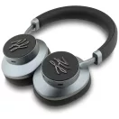 Karl Lagerfeld Grained Initials vezeték nélküli fejhallgató aktív zajszűréssel, bluetooth, ANC, fekete