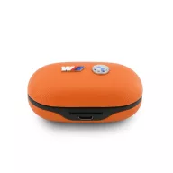   BMW Metal Logo TWS vezeték nélküli bluetooth fülhallgató, ENC, narancs
