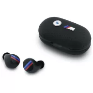   BMW Metal Logo TWS vezeték nélküli bluetooth fülhallgató, ENC, fekete
