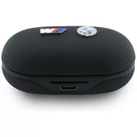   BMW Metal Logo TWS vezeték nélküli bluetooth fülhallgató, ENC, fekete