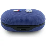   BMW Metal Logo TWS vezeték nélküli bluetooth fülhallgató, ENC, kék
