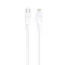 Blue Star PJ-DQ2-C USB-C-Lightning töltő- és adatkábel, PD, 3A, 27W, 1m, fehér