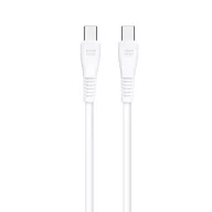   Blue Star PJ-DQ1-C USB-C-USB-C töltő-és adatkábel, QC4.0, PD 3A, 60W, 1m, fehér