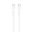 Blue Star PJ-DQ1-C USB-C-USB-C töltő-és adatkábel, QC4.0, PD 3A, 60W, 1m, fehér