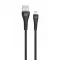 Blue Star PJ-DG5-A USB A-Lightning töltő / adatkábel, 2A, 12W, 1m, fekete