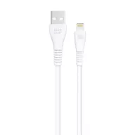   Blue Star PJ-DG5-A USB A-Lightning töltő / adatkábel, 2A, 12W, 1m, fehér