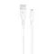 Blue Star PJ-DG5-A USB A-Lightning töltő / adatkábel, 2A, 12W, 1m, fehér
