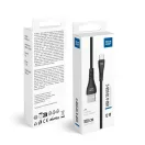 Blue Star PJ-DG4-A USB-A-USB-C töltő- és adatkábel, 2A, 1m, fekete