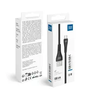   Blue Star PJ-DG4-A USB-A-USB-C töltő- és adatkábel, 2A, 1m, fekete