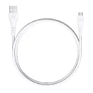 Blue Star USB-A-Micro-USB adat- és töltőkábel, 2A, 1m, fehér