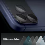   Spigen Glas.tR EZ Fit Apple iPhone 17 Pro tempered glass kameravédő üvegfólia felhelyező kerettel, fekete
