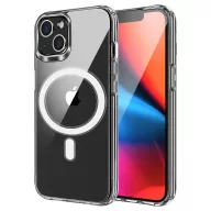   Clear Mag Apple iPhone 16 Plus hátlap tok kamera védelemmel, MagSafe, átlátszó