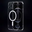 Clear Mag Apple iPhone 16 Plus hátlap tok kamera védelemmel, MagSafe, átlátszó
