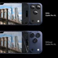   Spigen Glas.tR EZ Fit Apple iPhone 17 Pro Max tempered glass kameravédő üvegfólia felhelyező kerettel, fekete
