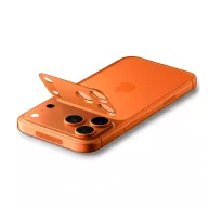   Spigen Glas.tR EZ Fit Apple iPhone 17 Pro Max tempered glass kameravédő üvegfólia felhelyező kerettel, narancs