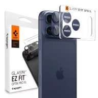   Spigen Glas.tR EZ Fit Apple iPhone 17 Pro Max tempered glass kameravédő üvegfólia felhelyező kerettel, kék