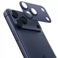   Spigen Glas.tR EZ Fit Apple iPhone 17 Pro Max tempered glass kameravédő üvegfólia felhelyező kerettel, kék
