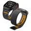 Spigen Athlex Air 2 Apple Watch Ultra 4 / 3 / 2 / 1 / SE / 12 / 11 / 10 / 9 / 8 (44/45/46/49mm) szíj, fekete-narancs