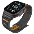 Spigen Athlex Air 2 Apple Watch Ultra 4 / 3 / 2 / 1 / SE / 12 / 11 / 10 / 9 / 8 (44/45/46/49mm) szíj, fekete-narancs