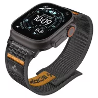   Spigen Athlex Air 2 Apple Watch Ultra 4 / 3 / 2 / 1 / SE / 12 / 11 / 10 / 9 / 8 (44/45/46/49mm) szíj, fekete-narancs