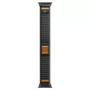 Spigen Athlex Air 2 Apple Watch Ultra 4 / 3 / 2 / 1 / SE / 12 / 11 / 10 / 9 / 8 (44/45/46/49mm) szíj, fekete-narancs