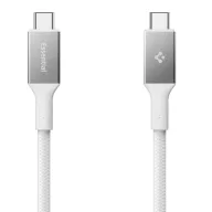   Spigen EB10010CC USB-C-USB-C töltő- és adatkábel, 100W, 1m, fehér