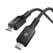 Spigen EB10010CC USB-C-USB-C töltő- és adatkábel, 100W, 1m, fekete