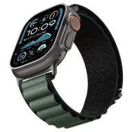   Spigen WBF1 Apple Watch Ultra 4 / 3 / 2 / 1 / SE / 12 / 11 / 10 / 9 / 8 (44/45/46/49mm) szíj, fekete-zöld