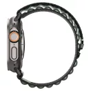 Spigen WBF1 Apple Watch Ultra 4 / 3 / 2 / 1 / SE / 12 / 11 / 10 / 9 / 8 (44/45/46/49mm) szíj, fekete-zöld