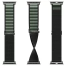 Spigen WBF1 Apple Watch Ultra 4 / 3 / 2 / 1 / SE / 12 / 11 / 10 / 9 / 8 (44/45/46/49mm) szíj, fekete-zöld
