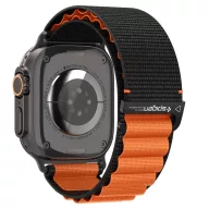  Spigen WBF1 Apple Watch Ultra 4 / 3 / 2 / 1 / SE / 12 / 11 / 10 / 9 / 8 (44/45/46/49mm) szíj, fekete-narancs