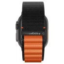 Spigen WBF1 Apple Watch Ultra 4 / 3 / 2 / 1 / SE / 12 / 11 / 10 / 9 / 8 (44/45/46/49mm) szíj, fekete-narancs