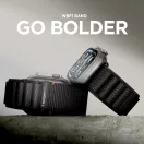 Spigen WBF1 Apple Watch Ultra 4 / 3 / 2 / 1 / SE / 12 / 11 / 10 / 9 / 8 (44/45/46/49mm) szíj, fekete