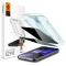 Spigen Glas.tR EZ Fit Pro Google Pixel 10 / 10 Pro / 9 Pro / 9 tempered kijelzővédő fólia felhelyező kerettel, privacy (2db)
