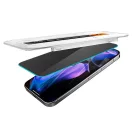 Spigen Glas.tR EZ Fit Pro Google Pixel 10 / 10 Pro / 9 Pro / 9 tempered kijelzővédő fólia felhelyező kerettel, privacy (2db)