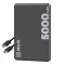 OBAL:ME MagSafe kompatibilis Power bank / külső akkumulátor, 5000mAh, fekete