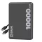 OBAL:ME MagSafe kompatibilis Power bank / külső akkumulátor, 10000mAh, fekete