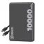 OBAL:ME MagSafe kompatibilis Power bank / külső akkumulátor, 10000mAh, fekete