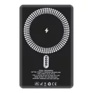 OBAL:ME MagSafe kompatibilis Power bank / külső akkumulátor, 10000mAh, fekete
