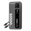 OBAL:ME CablePulse powerbank / külső akkumulátor beépített kábellel, digitális kijelzővel, 20000mAh, 22,5W, fekete
