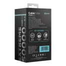 OBAL:ME CablePulse powerbank / külső akkumulátor beépített kábellel, digitális kijelzővel, 50000mAh, 22,5W, fekete
