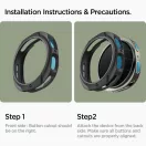 Spigen Liquid Air Samsung Galaxy Watch 8 / Watch 9 (40mm) tok, fekete