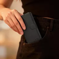   Tech-Protect Wallet Xiaomi 17T Pro flip / kinyitható tok, fekete